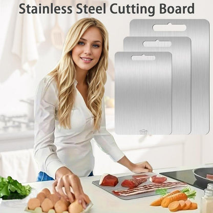 3Pcs Stainless Steel Cutting Board